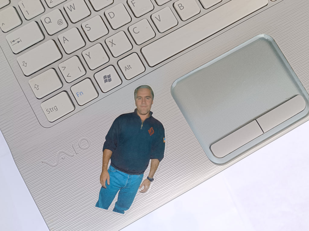 Kirkified Epstein Sticker, Meme Sticker, Funny Vinyl Sticker, Waterproof Laptop Sticker, Water Bottle Sticker, Car Decal Gift